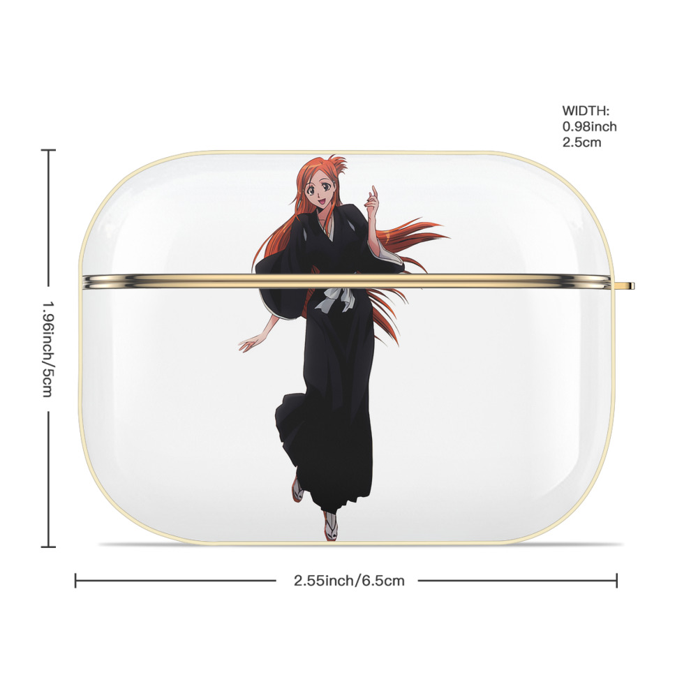 ブリーチ 井上織姫（いのうえおりひめ） BLEACH Inoue Orihime 【AirPods Pro用】ハードシェル保護ケース｜耐衝撃・防指紋・カラビナ付き商品仕様