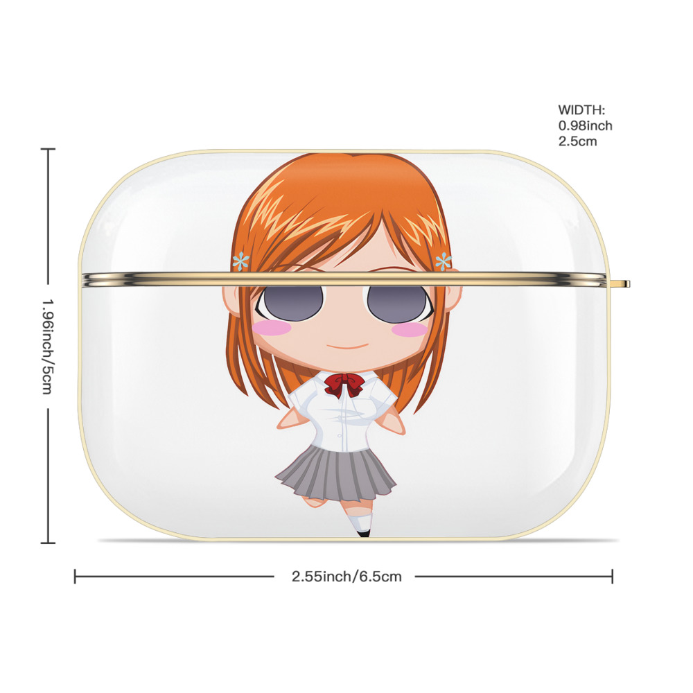 ブリーチ 井上織姫（いのうえおりひめ） BLEACH Inoue Orihime 【AirPods Pro用】ハードシェル保護ケース｜耐衝撃・防指紋・カラビナ付き商品仕様
