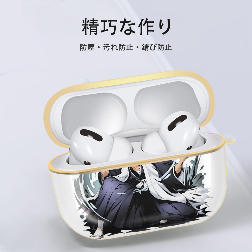 ブリーチ ざらき けんぱち BLEACH Zaraki Kenpachi 【AirPods Pro用】ハードシェル保護ケース｜耐衝撃・防指紋・カラビナ付き商品仕様