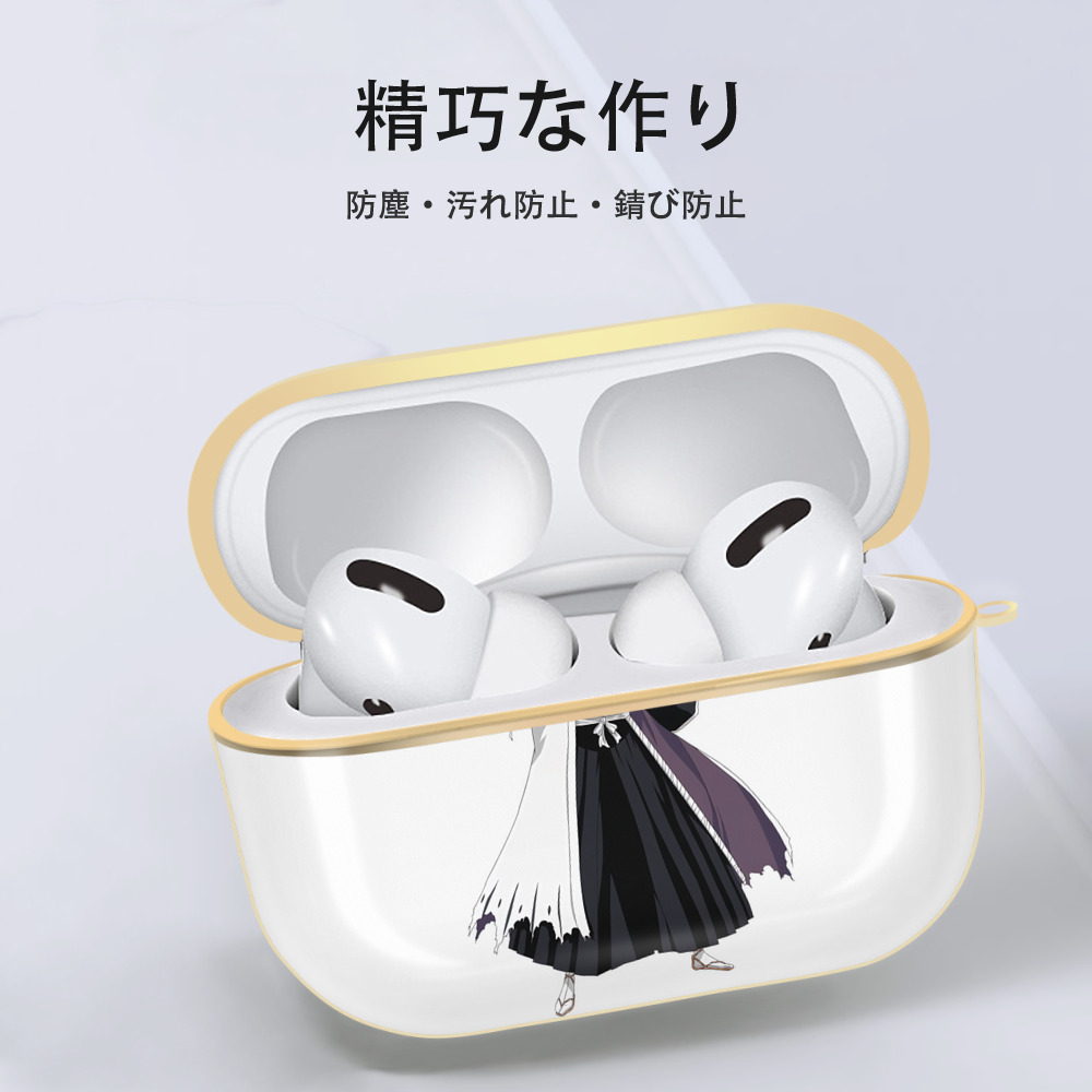 ブリーチ ざらき けんぱち BLEACH Zaraki Kenpachi 【AirPods Pro用】ハードシェル保護ケース｜耐衝撃・防指紋・カラビナ付き商品仕様