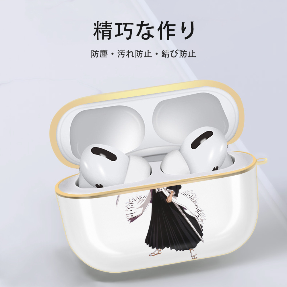 ブリーチ ざらき けんぱち BLEACH Zaraki Kenpachi 【AirPods Pro用】ハードシェル保護ケース｜耐衝撃・防指紋・カラビナ付き商品仕様