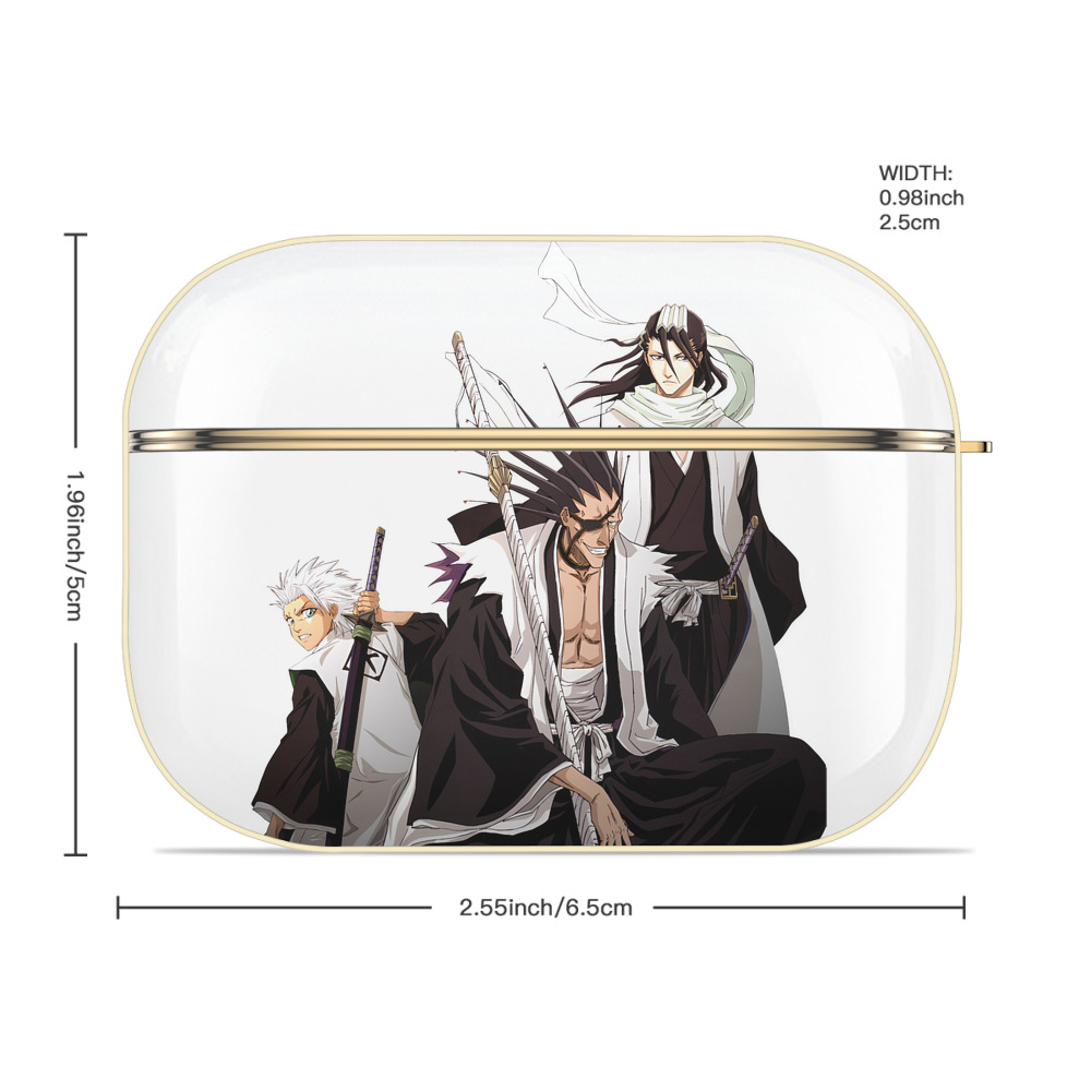 ブリーチ ざらき けんぱち BLEACH Zaraki Kenpachi 【AirPods Pro用】ハードシェル保護ケース｜耐衝撃・防指紋・カラビナ付き商品仕様