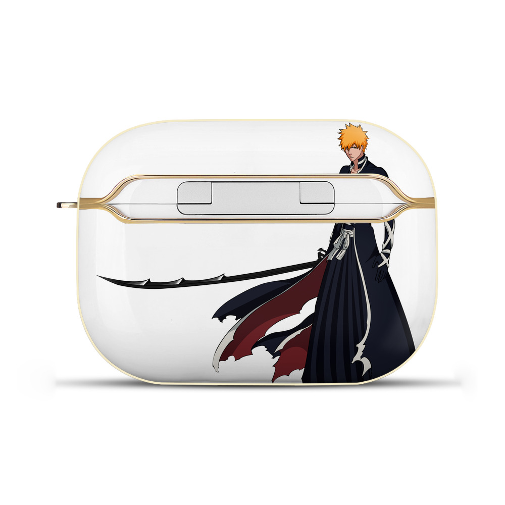 ブリーチ 黒崎一護（くろさき いちご）BLEACH Kurosaki Ichigo 【AirPods Pro用】ハードシェル保護ケース｜耐衝撃・防指紋・カラビナ付き商品仕様