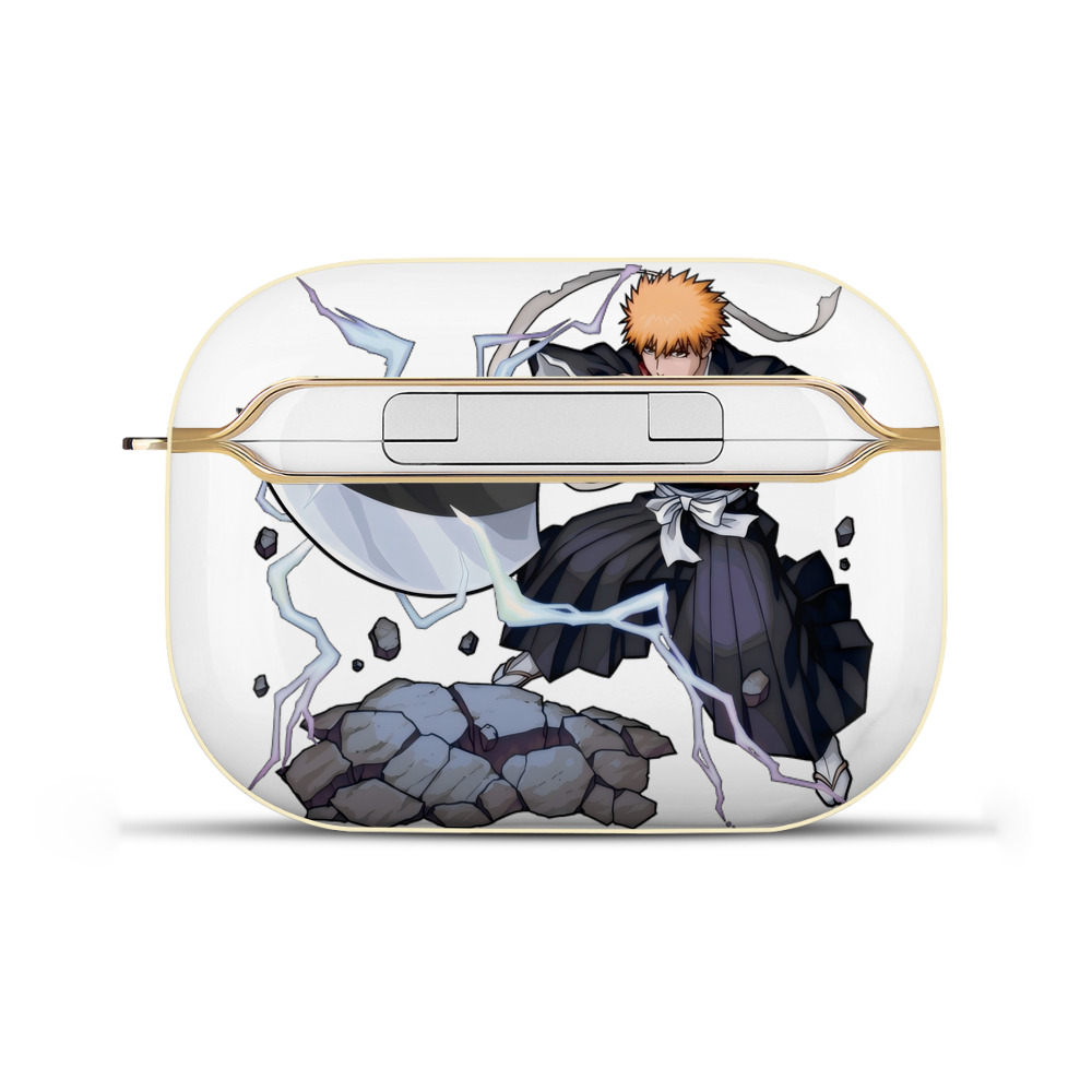 ブリーチ 黒崎一護（くろさき いちご）BLEACH Kurosaki Ichigo 【AirPods Pro用】ハードシェル保護ケース｜耐衝撃・防指紋・カラビナ付き商品仕様