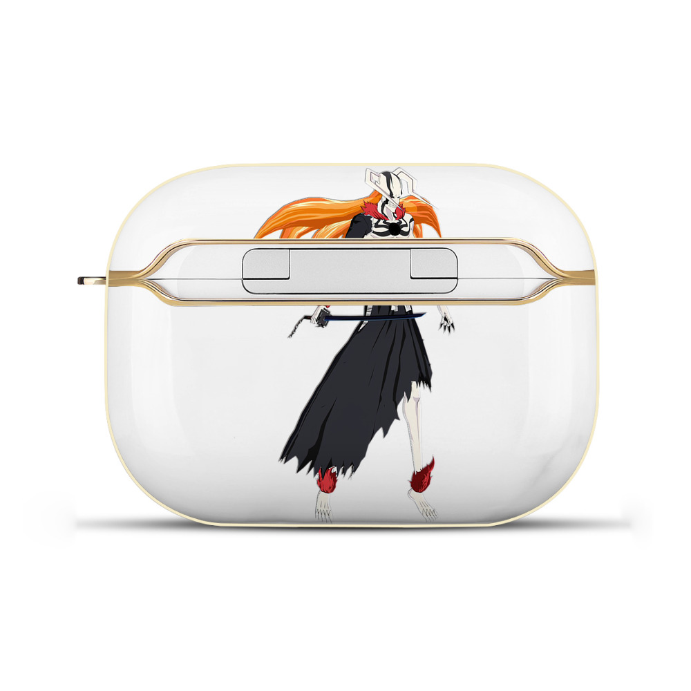 （画像用） ブリーチ 黒崎一護（くろさき いちご）BLEACH Kurosaki Ichigo 【AirPods Pro用】ハードシェル保護ケース｜耐衝撃・防指紋・カラビナ付き商品仕様