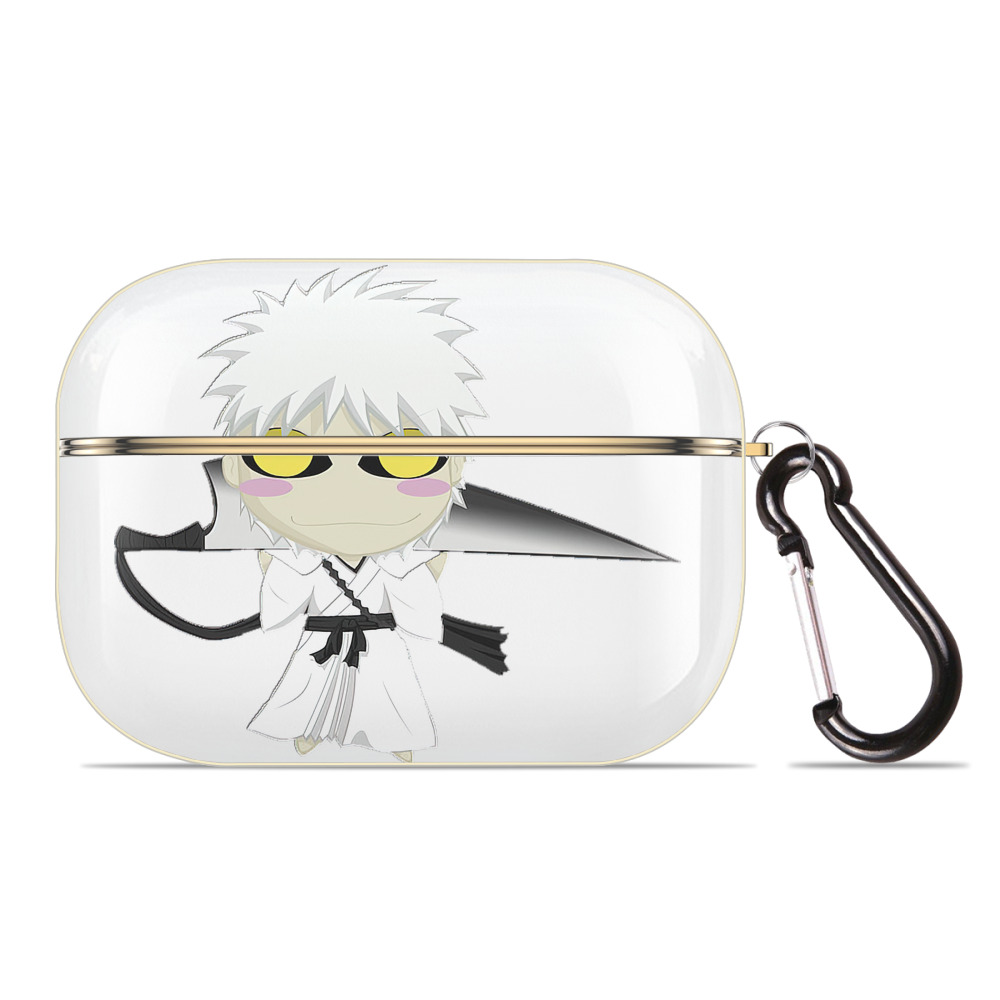 ブリーチ 黒崎一護（くろさき いちご）BLEACH Kurosaki Ichigo 【AirPods Pro用】ハードシェル保護ケース｜耐衝撃・防指紋・カラビナ付き商品仕様