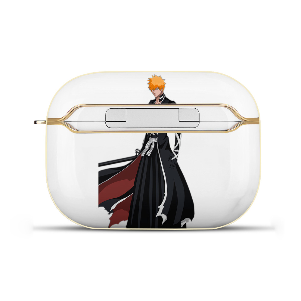 ブリーチ 黒崎一護（くろさき いちご）BLEACH Kurosaki Ichigo 【AirPods Pro用】ハードシェル保護ケース｜耐衝撃・防指紋・カラビナ付き商品仕様