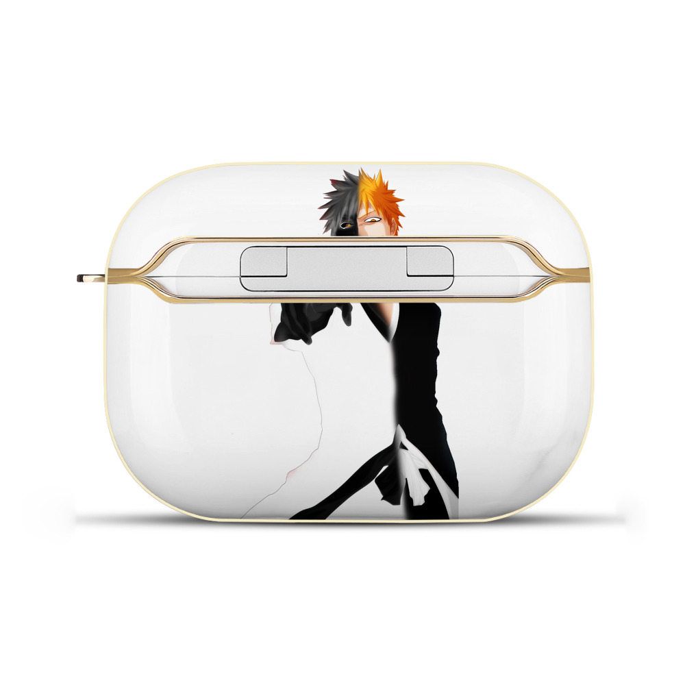 ブリーチ 黒崎一護（くろさき いちご）BLEACH Kurosaki Ichigo 【AirPods Pro用】ハードシェル保護ケース｜耐衝撃・防指紋・カラビナ付き商品仕様