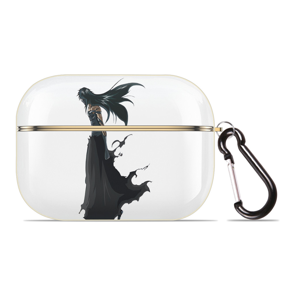 ブリーチ 黒崎一護（くろさき いちご）BLEACH Kurosaki Ichigo 【AirPods Pro用】ハードシェル保護ケース｜耐衝撃・防指紋・カラビナ付き商品仕様