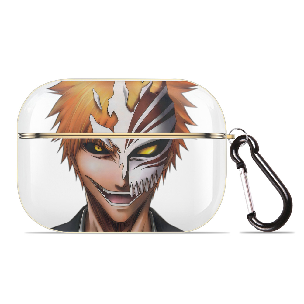 ブリーチ 黒崎一護（くろさき いちご）BLEACH Kurosaki Ichigo 【AirPods Pro用】ハードシェル保護ケース｜耐衝撃・防指紋・カラビナ付き商品仕様
