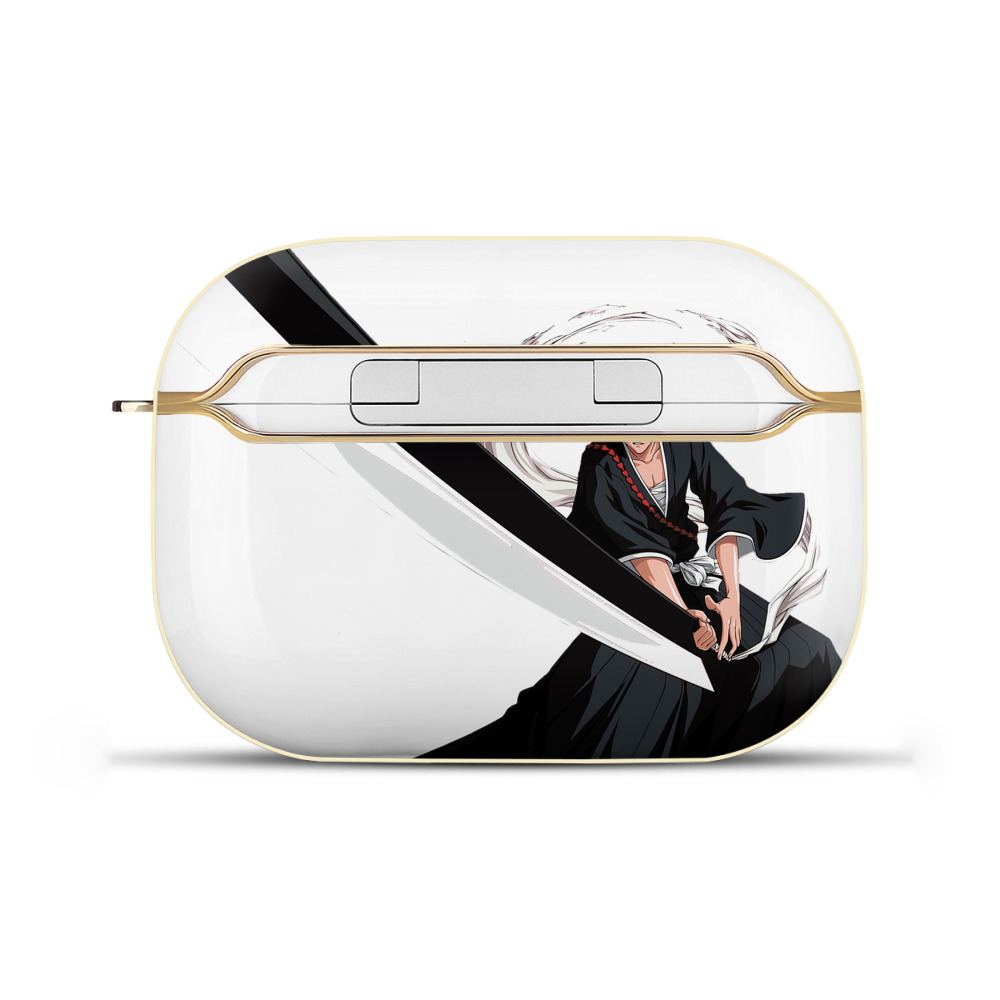 （画像用） ブリーチ 黒崎一護（くろさき いちご）BLEACH Kurosaki Ichigo 【AirPods Pro用】ハードシェル保護ケース｜耐衝撃・防指紋・カラビナ付き商品仕様