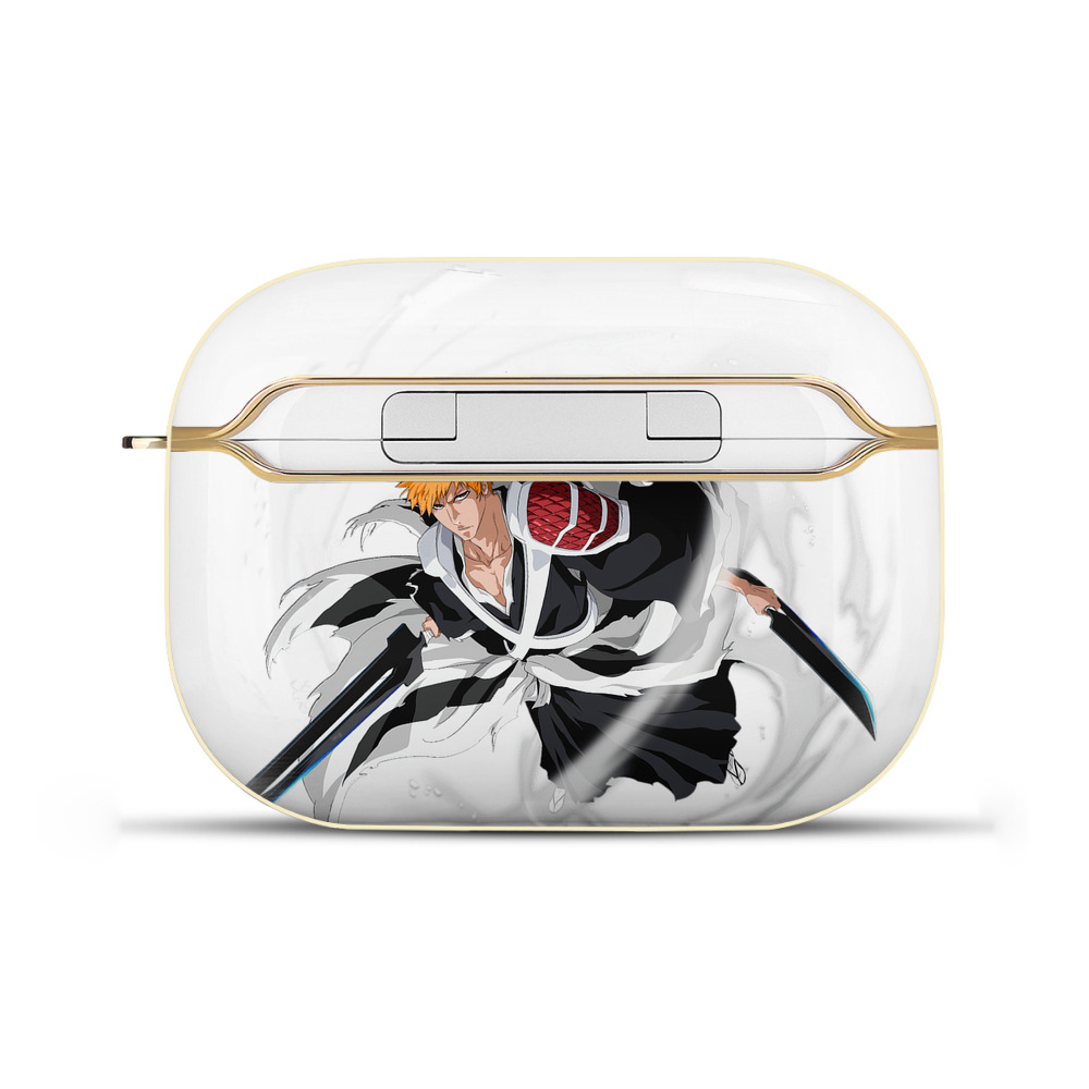 ブリーチ 黒崎一護（くろさき いちご）BLEACH Kurosaki Ichigo 【AirPods Pro用】ハードシェル保護ケース｜耐衝撃・防指紋・カラビナ付き商品仕様
