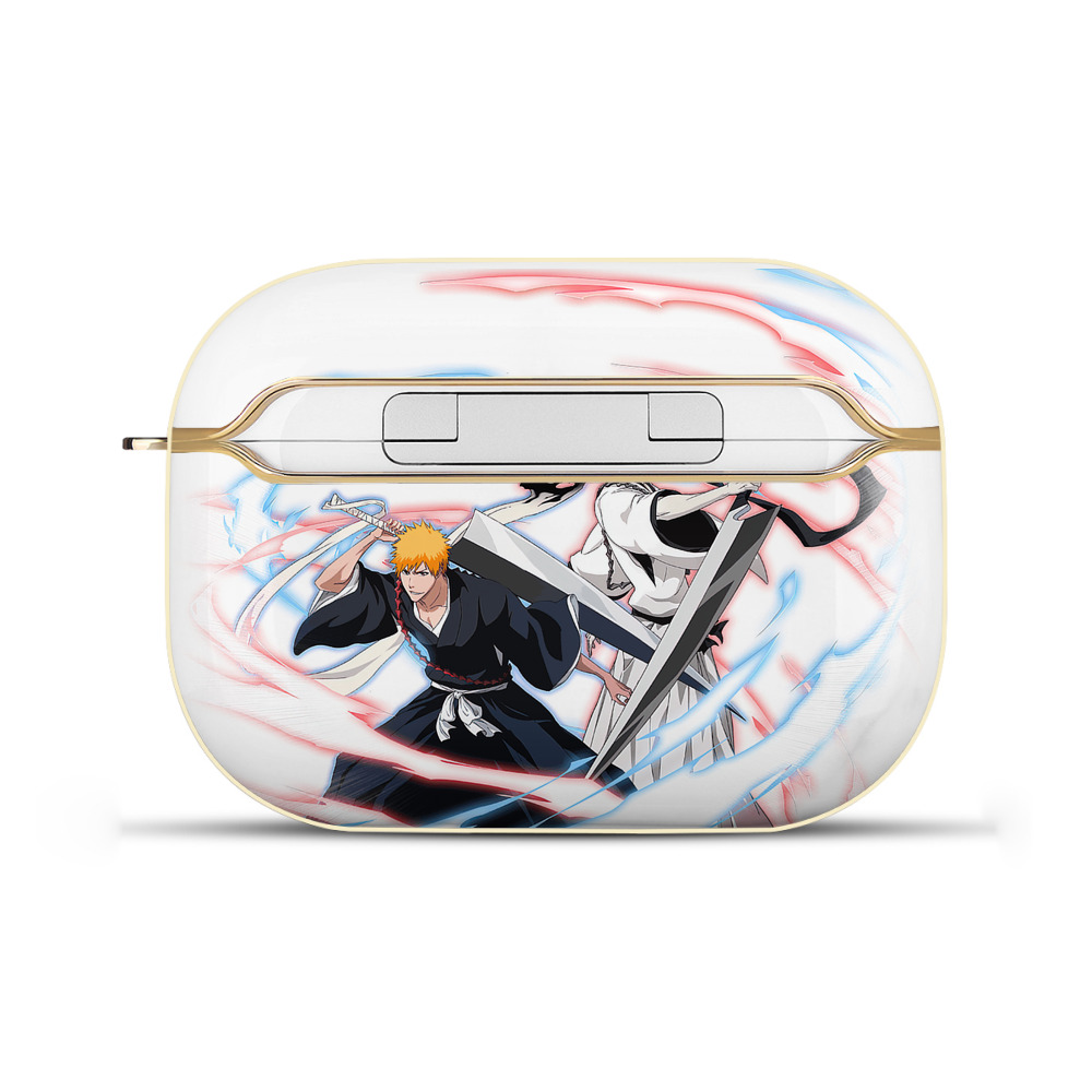 ブリーチ 黒崎一護（くろさき いちご）BLEACH Kurosaki Ichigo 【AirPods Pro用】ハードシェル保護ケース｜耐衝撃・防指紋・カラビナ付き商品仕様