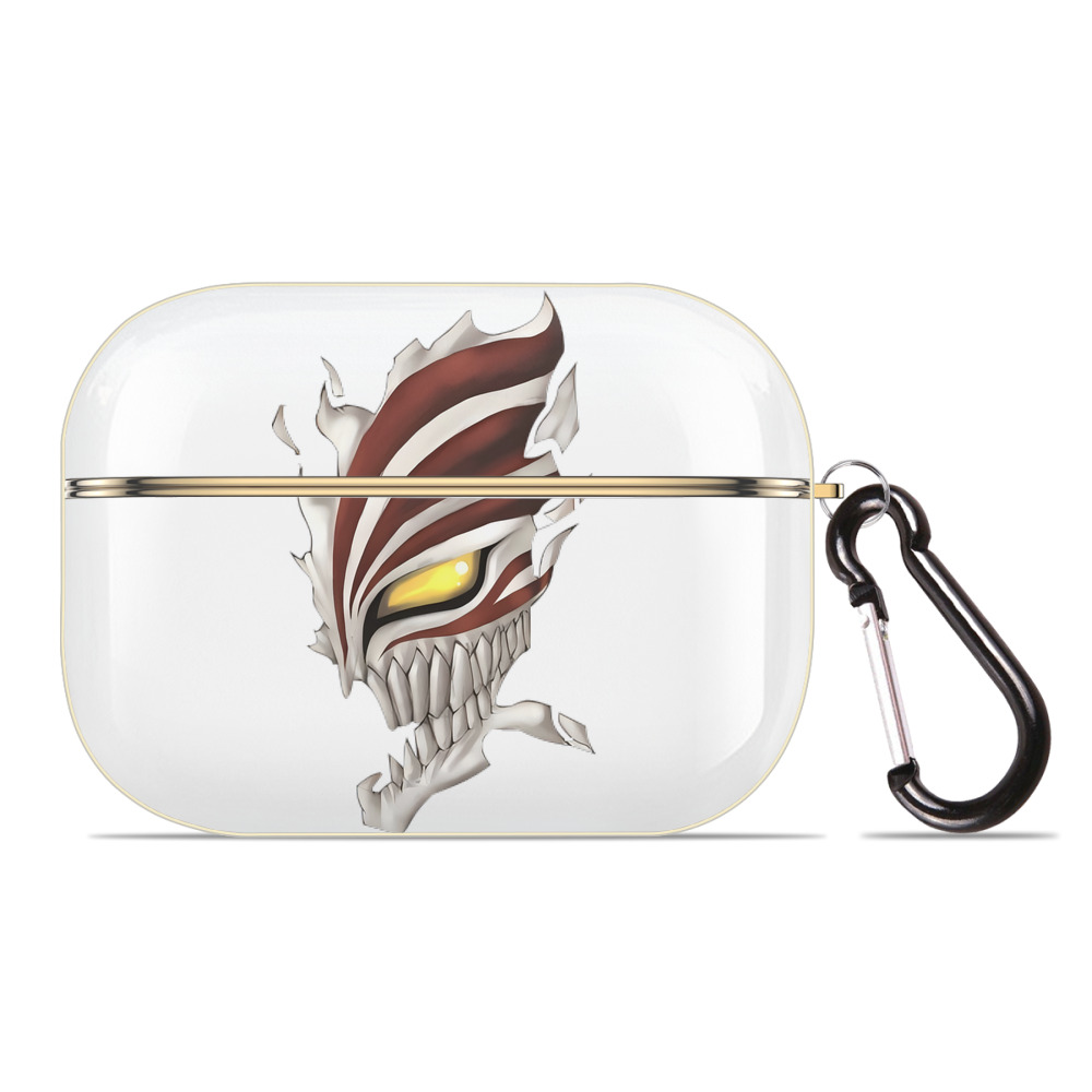 （画像用） ブリーチ 黒崎一護（くろさき いちご）BLEACH Kurosaki Ichigo 【AirPods Pro用】ハードシェル保護ケース｜耐衝撃・防指紋・カラビナ付き商品仕様