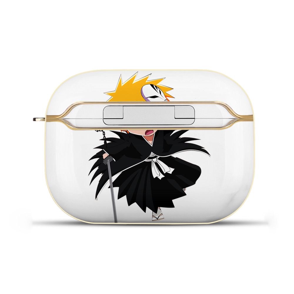 ブリーチ 黒崎一護（くろさき いちご）BLEACH Kurosaki Ichigo 【AirPods Pro用】ハードシェル保護ケース｜耐衝撃・防指紋・カラビナ付き商品仕様