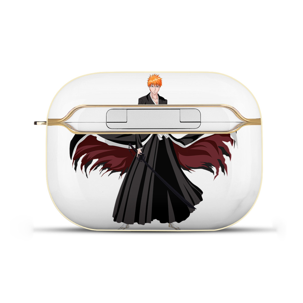 ブリーチ 黒崎一護（くろさき いちご）BLEACH Kurosaki Ichigo 【AirPods Pro用】ハードシェル保護ケース｜耐衝撃・防指紋・カラビナ付き商品仕様