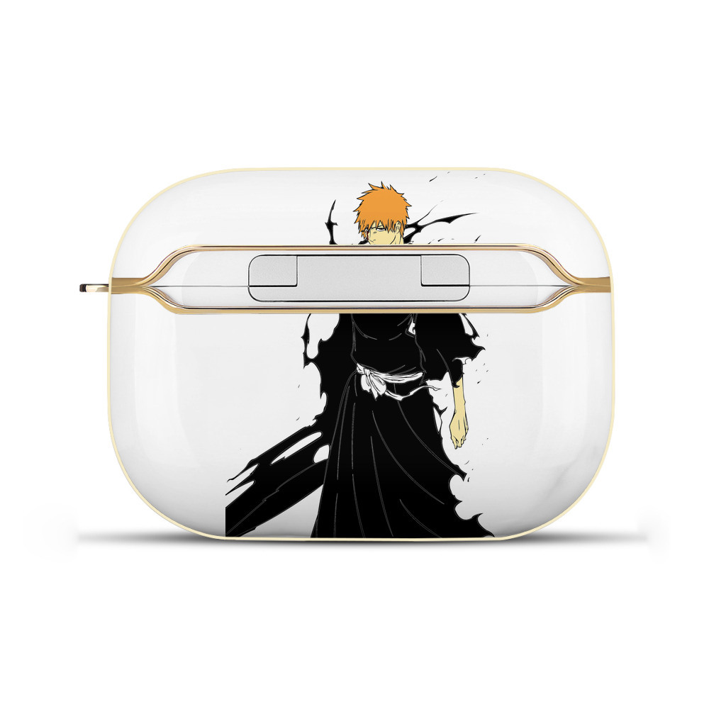 ブリーチ 黒崎一護（くろさき いちご）BLEACH Kurosaki Ichigo 【AirPods Pro用】ハードシェル保護ケース｜耐衝撃・防指紋・カラビナ付き商品仕様