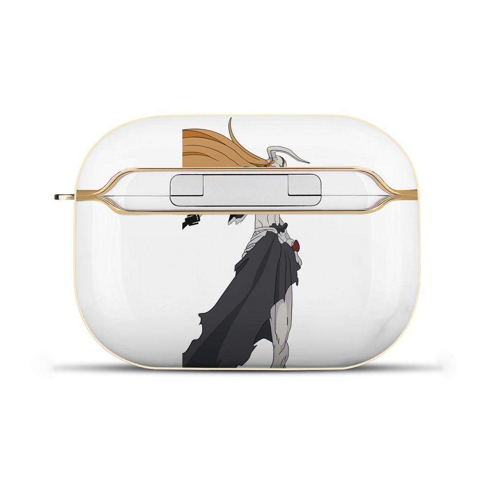 （画像用） ブリーチ 黒崎一護（くろさき いちご）BLEACH Kurosaki Ichigo 【AirPods Pro用】ハードシェル保護ケース｜耐衝撃・防指紋・カラビナ付き商品仕様