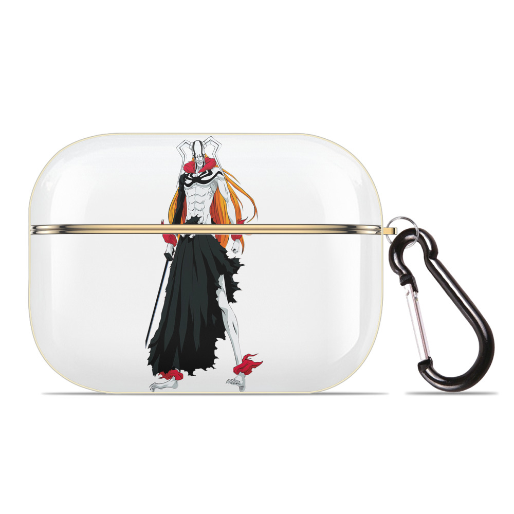 ブリーチ 黒崎一護（くろさき いちご）BLEACH Kurosaki Ichigo 【AirPods Pro用】ハードシェル保護ケース｜耐衝撃・防指紋・カラビナ付き商品仕様