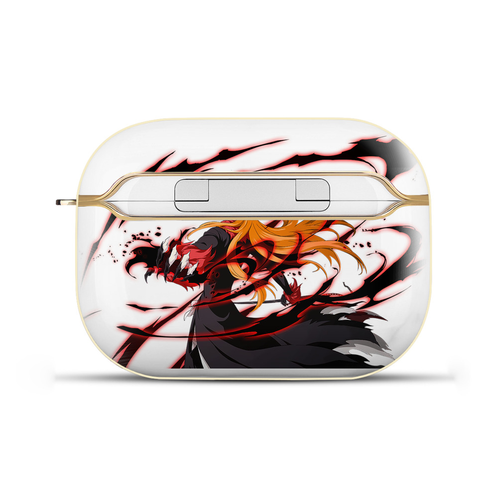 ブリーチ 黒崎一護（くろさき いちご）BLEACH Kurosaki Ichigo 【AirPods Pro用】ハードシェル保護ケース｜耐衝撃・防指紋・カラビナ付き商品仕様
