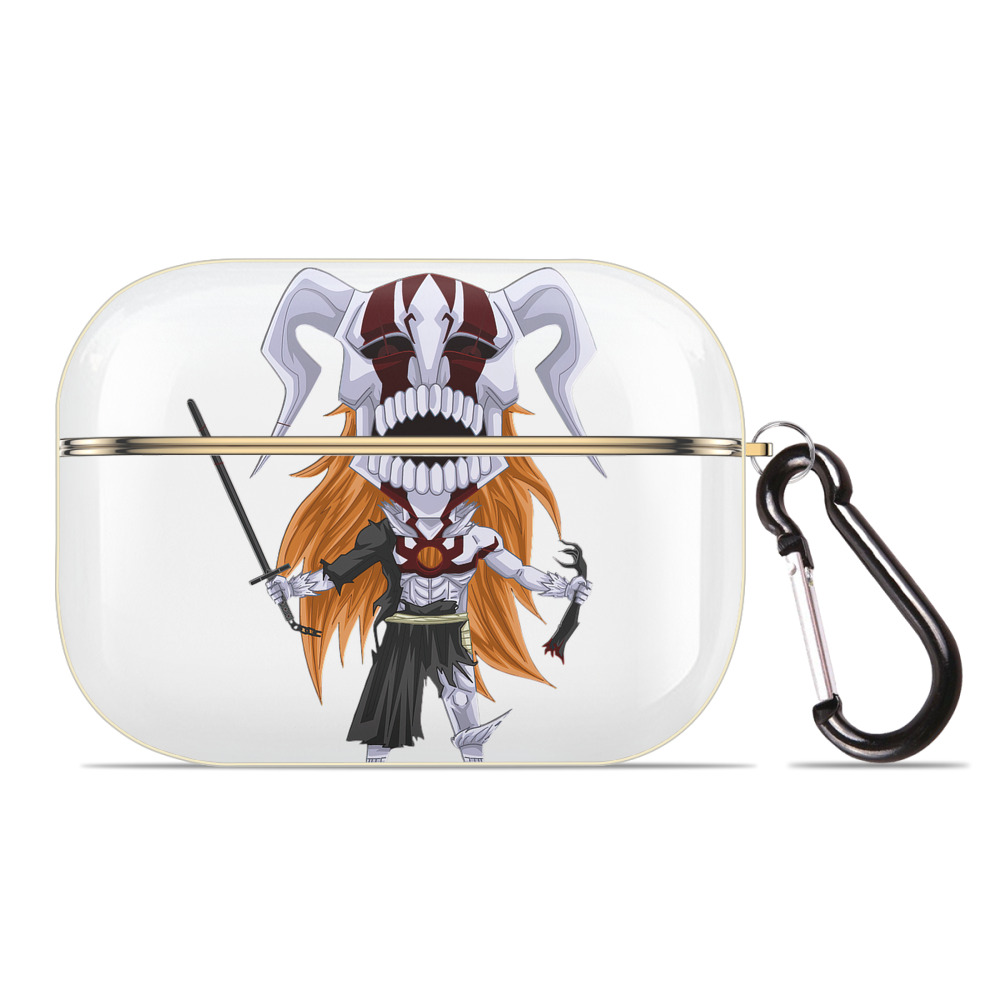 ブリーチ 黒崎一護（くろさき いちご）BLEACH Kurosaki Ichigo 【AirPods Pro用】ハードシェル保護ケース｜耐衝撃・防指紋・カラビナ付き商品仕様