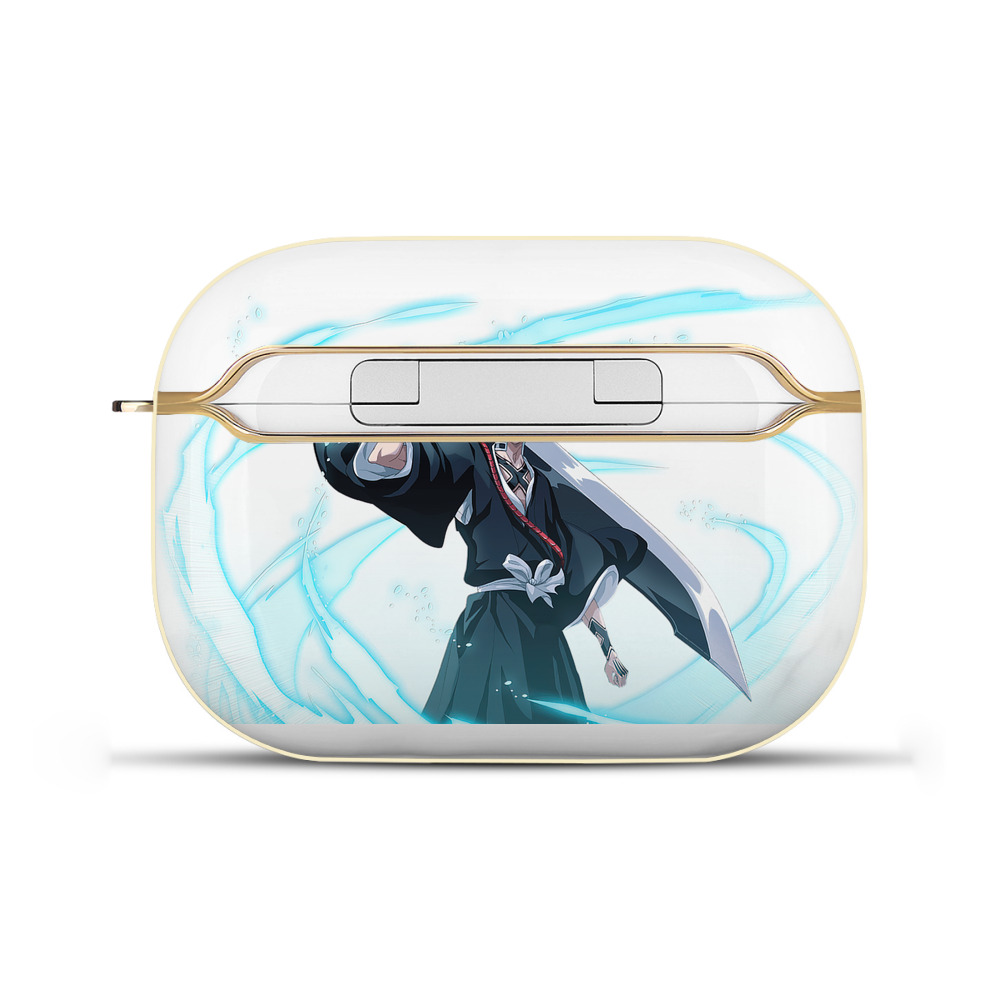 （画像用） ブリーチ 黒崎一護（くろさき いちご）BLEACH Kurosaki Ichigo 【AirPods Pro用】ハードシェル保護ケース｜耐衝撃・防指紋・カラビナ付き商品仕様