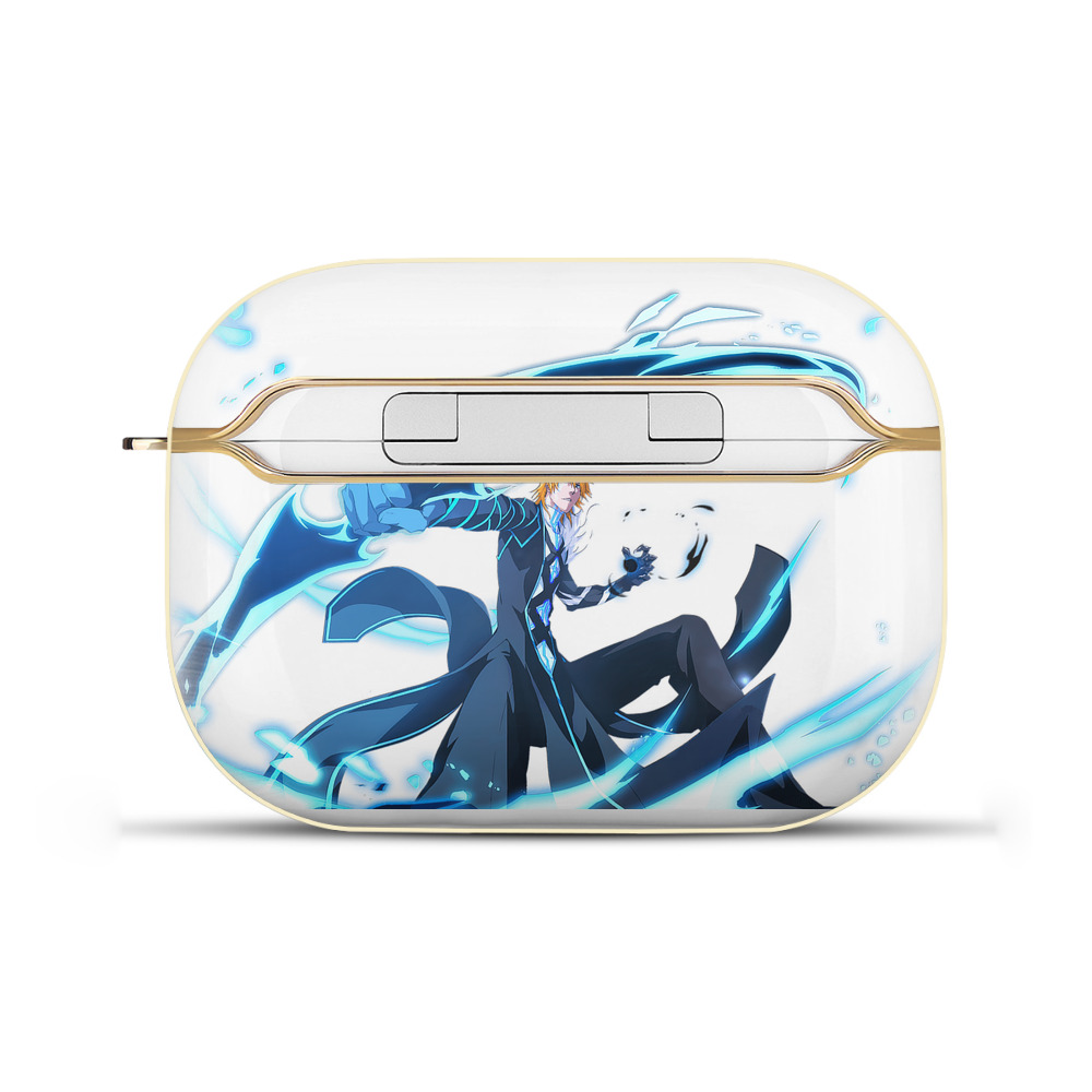 ブリーチ 黒崎一護（くろさき いちご）BLEACH Kurosaki Ichigo 【AirPods Pro用】ハードシェル保護ケース｜耐衝撃・防指紋・カラビナ付き商品仕様