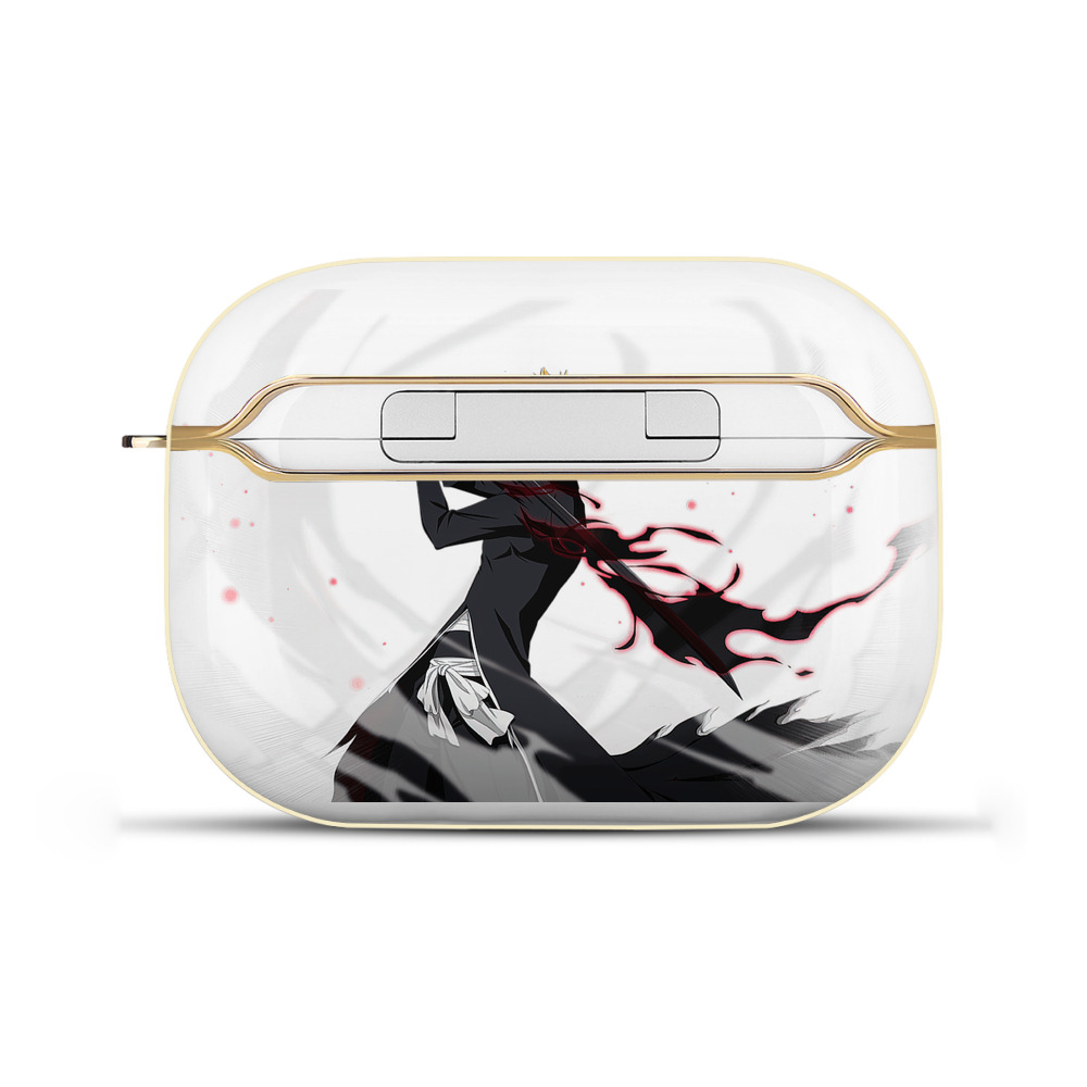 ブリーチ 黒崎一護（くろさき いちご）BLEACH Kurosaki Ichigo 【AirPods Pro用】ハードシェル保護ケース｜耐衝撃・防指紋・カラビナ付き商品仕様
