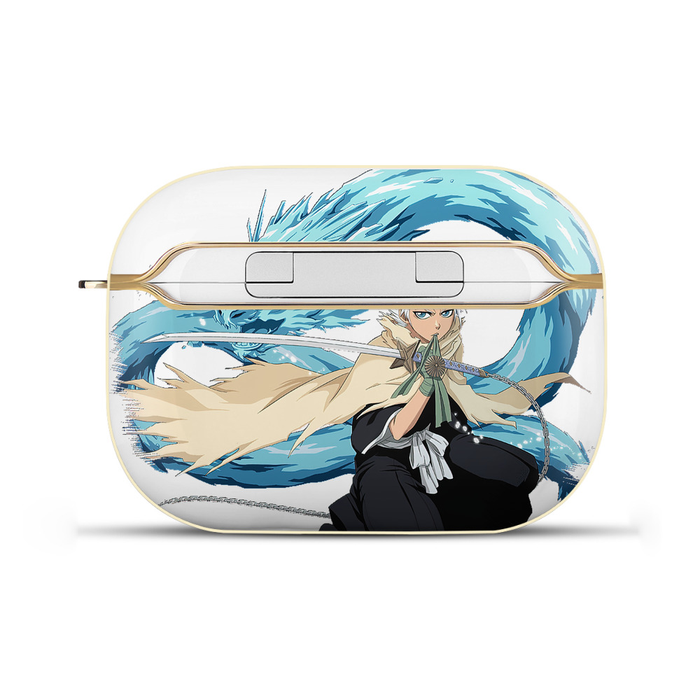 （画像用） ブリーチ 日番谷冬獅郎（ひつがや とうしろう） BLEACH Hitsugaya Toushirou 【AirPods Pro用】ハードシェル保護ケース｜耐衝撃・防指紋・カラビナ付き商品仕様