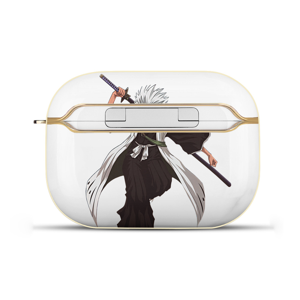 （画像用） ブリーチ 日番谷冬獅郎（ひつがや とうしろう） BLEACH Hitsugaya Toushirou 【AirPods Pro用】ハードシェル保護ケース｜耐衝撃・防指紋・カラビナ付き商品仕様