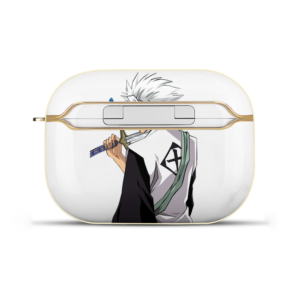 （画像用） ブリーチ 日番谷冬獅郎（ひつがや とうしろう） BLEACH Hitsugaya Toushirou 【AirPods Pro用】ハードシェル保護ケース｜耐衝撃・防指紋・カラビナ付き商品仕様
