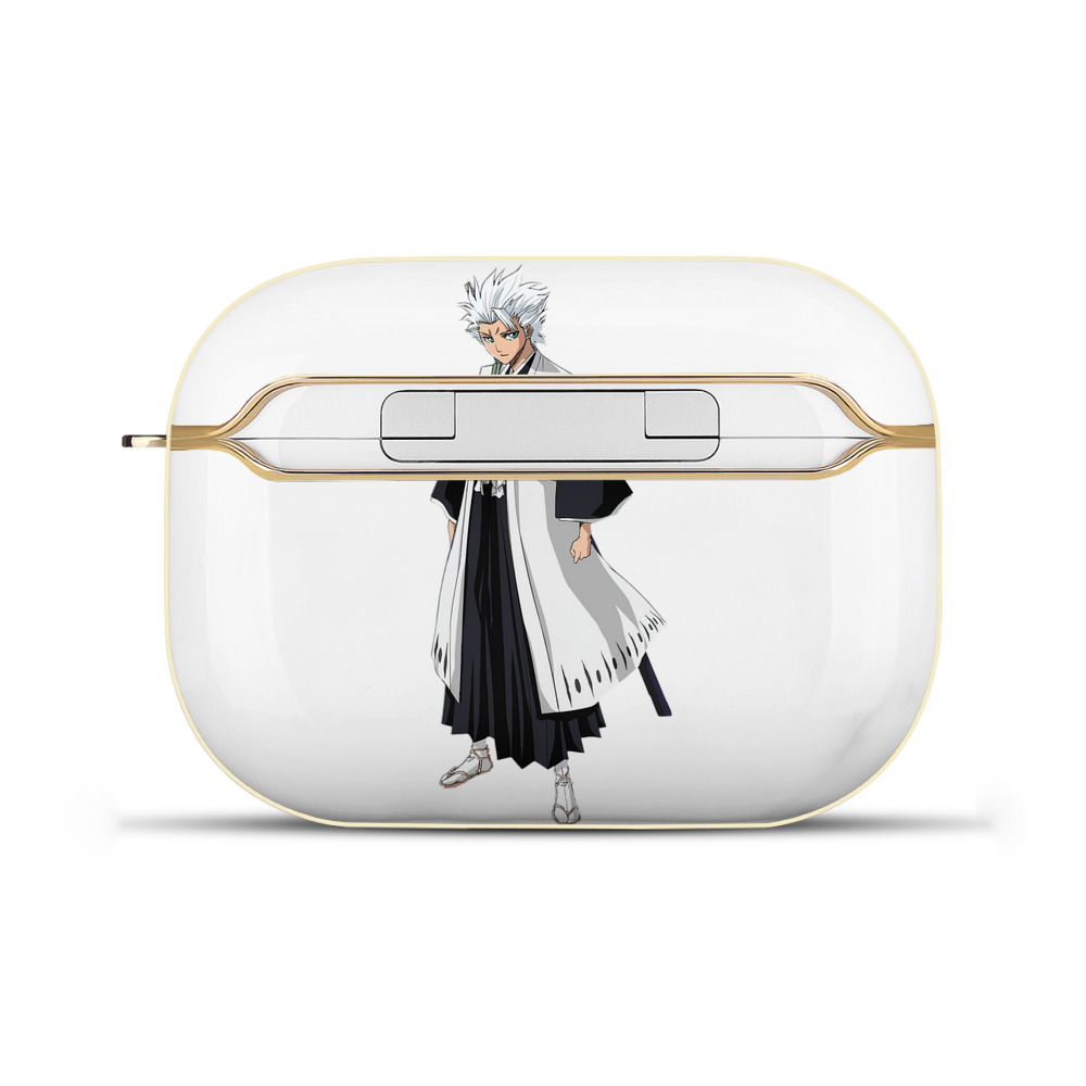 （画像用） ブリーチ 日番谷冬獅郎（ひつがや とうしろう） BLEACH Hitsugaya Toushirou 【AirPods Pro用】ハードシェル保護ケース｜耐衝撃・防指紋・カラビナ付き商品仕様
