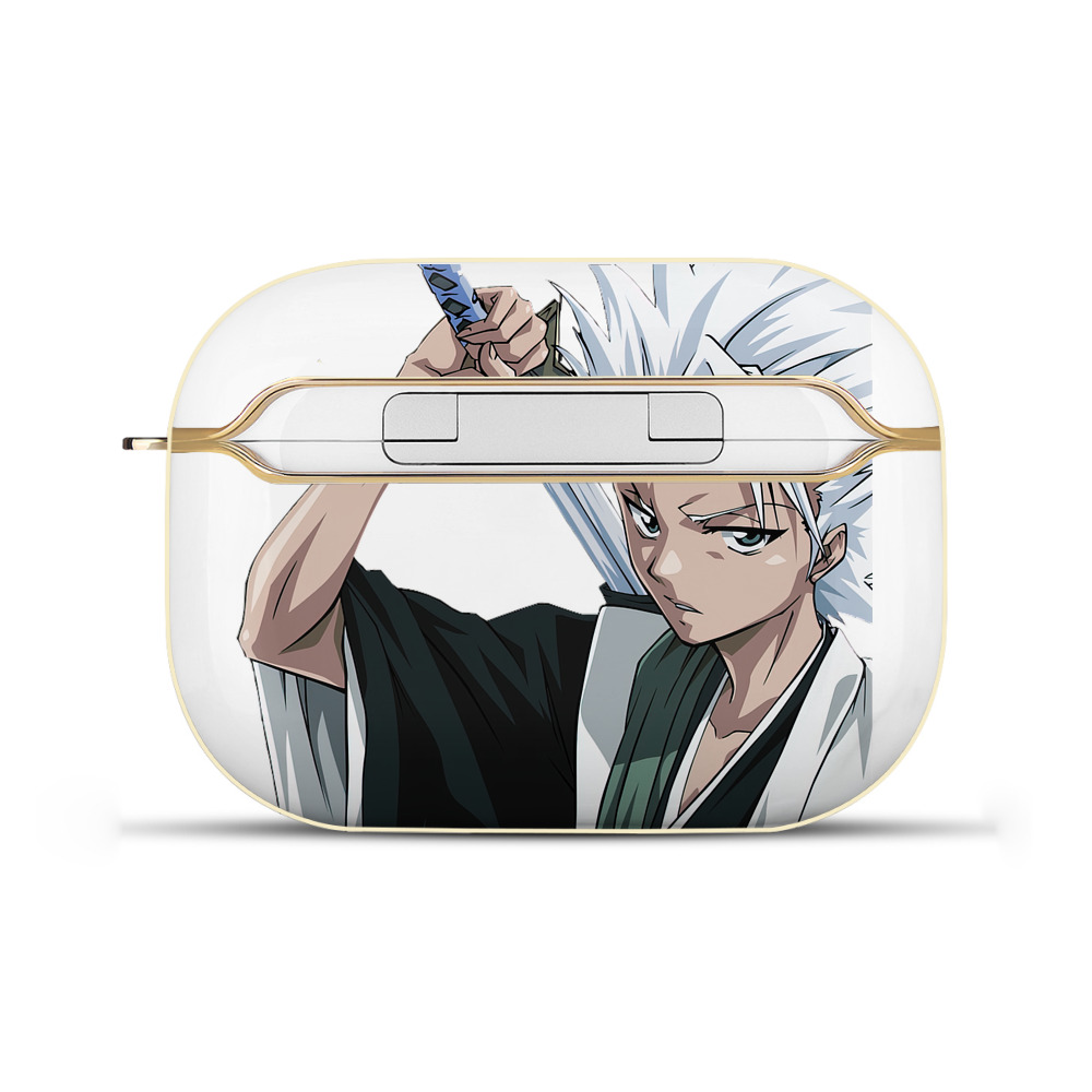 （画像用） ブリーチ 日番谷冬獅郎（ひつがや とうしろう） BLEACH Hitsugaya Toushirou 【AirPods Pro用】ハードシェル保護ケース｜耐衝撃・防指紋・カラビナ付き商品仕様