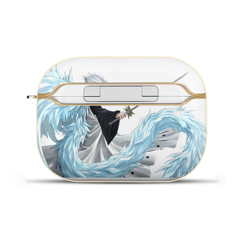 （画像用） ブリーチ 日番谷冬獅郎（ひつがや とうしろう） BLEACH Hitsugaya Toushirou 【AirPods Pro用】ハードシェル保護ケース｜耐衝撃・防指紋・カラビナ付き商品仕様