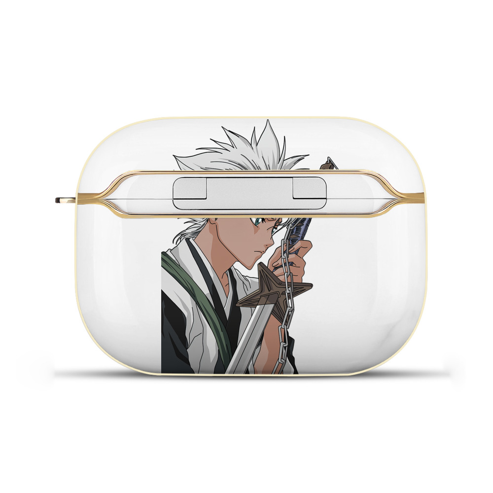（画像用） ブリーチ 日番谷冬獅郎（ひつがや とうしろう） BLEACH Hitsugaya Toushirou 【AirPods Pro用】ハードシェル保護ケース｜耐衝撃・防指紋・カラビナ付き商品仕様