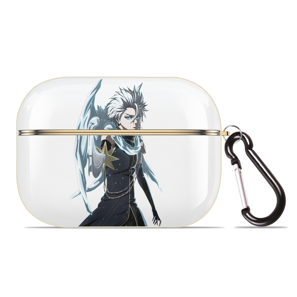 （画像用） ブリーチ 日番谷冬獅郎（ひつがや とうしろう） BLEACH Hitsugaya Toushirou 【AirPods Pro用】ハードシェル保護ケース｜耐衝撃・防指紋・カラビナ付き商品仕様