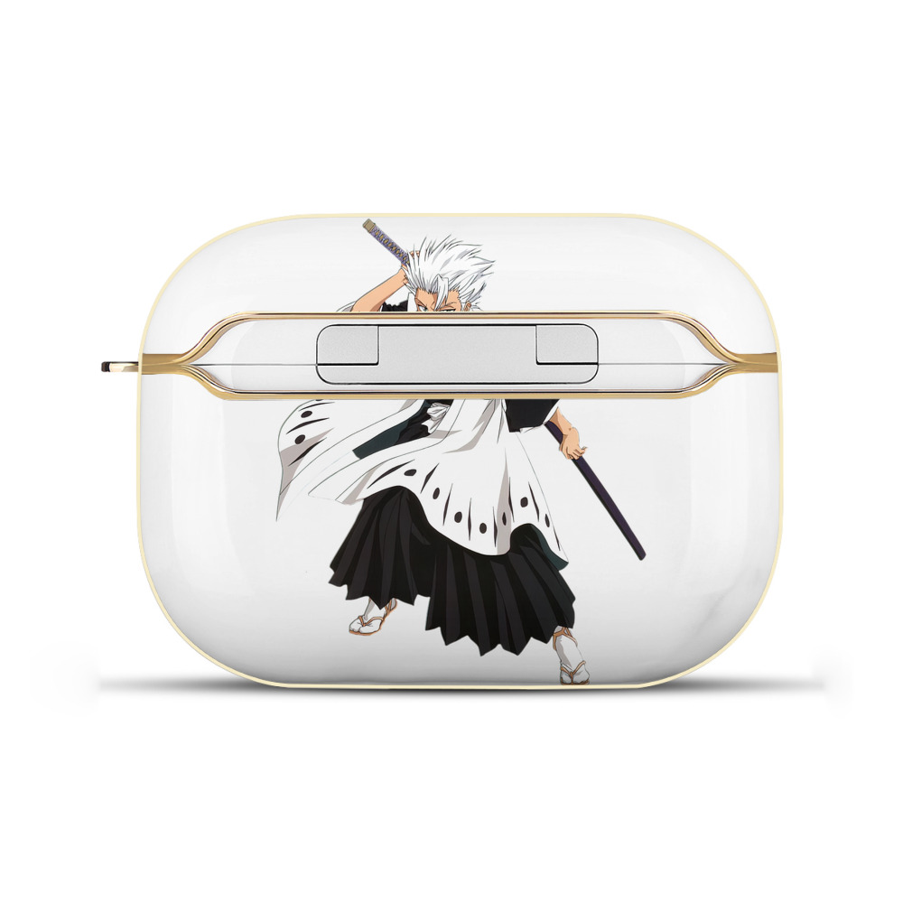 （画像用） ブリーチ 日番谷冬獅郎（ひつがや とうしろう） BLEACH Hitsugaya Toushirou 【AirPods Pro用】ハードシェル保護ケース｜耐衝撃・防指紋・カラビナ付き商品仕様