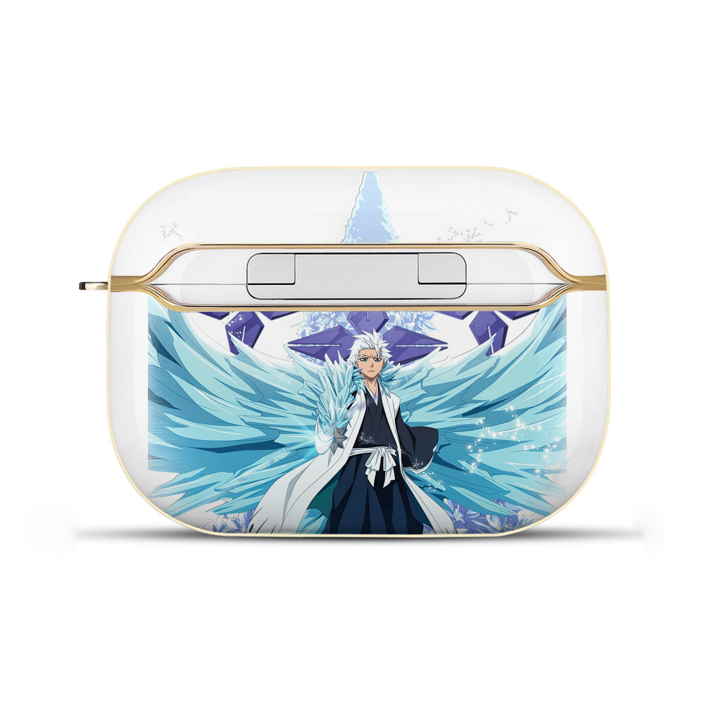 （画像用） ブリーチ 日番谷冬獅郎（ひつがや とうしろう） BLEACH Hitsugaya Toushirou 【AirPods Pro用】ハードシェル保護ケース｜耐衝撃・防指紋・カラビナ付き商品仕様