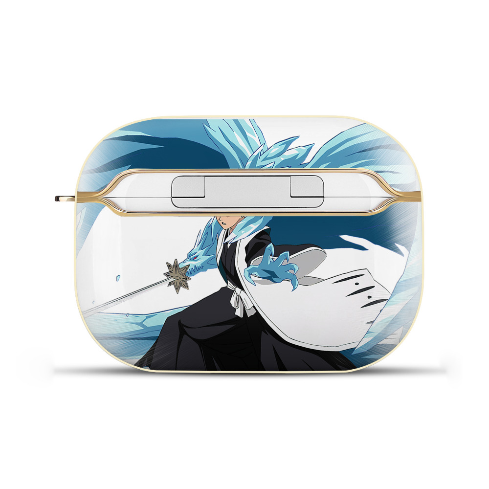 （画像用） ブリーチ 日番谷冬獅郎（ひつがや とうしろう） BLEACH Hitsugaya Toushirou 【AirPods Pro用】ハードシェル保護ケース｜耐衝撃・防指紋・カラビナ付き商品仕様