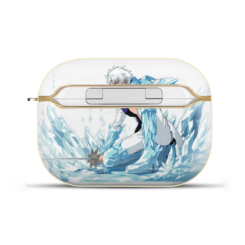 （画像用） ブリーチ 日番谷冬獅郎（ひつがや とうしろう） BLEACH Hitsugaya Toushirou 【AirPods Pro用】ハードシェル保護ケース｜耐衝撃・防指紋・カラビナ付き商品仕様