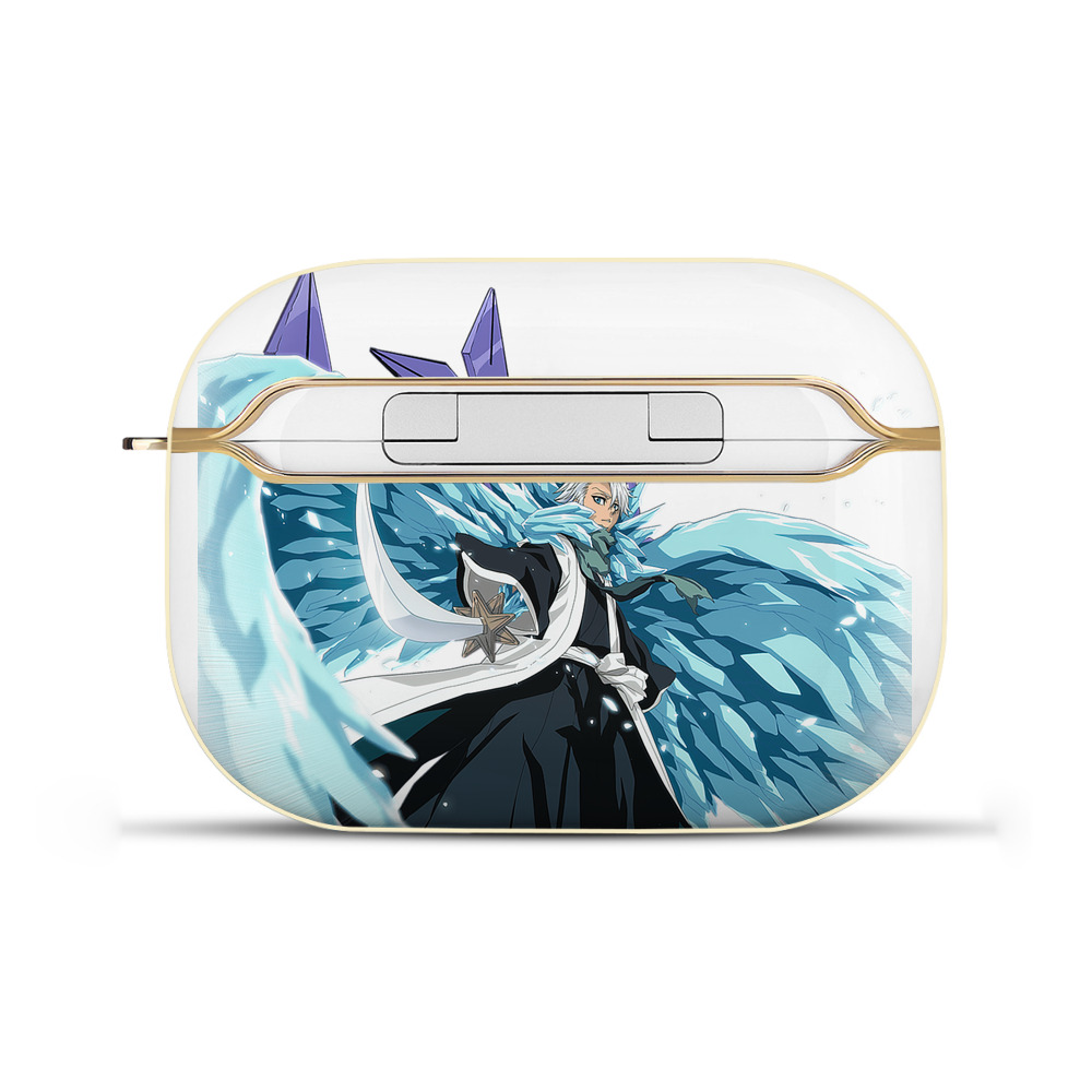 （画像用） ブリーチ 日番谷冬獅郎（ひつがや とうしろう） BLEACH Hitsugaya Toushirou 【AirPods Pro用】ハードシェル保護ケース｜耐衝撃・防指紋・カラビナ付き商品仕様