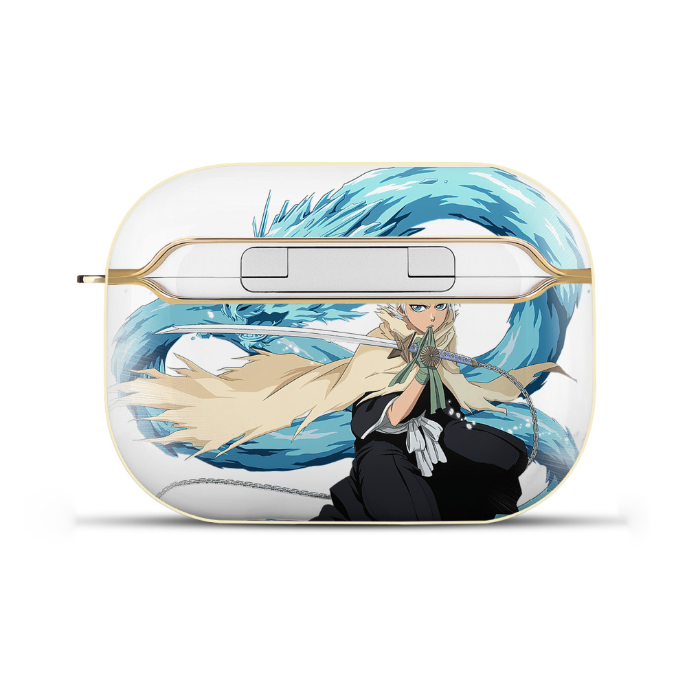 （画像用） ブリーチ 日番谷冬獅郎（ひつがや とうしろう） BLEACH Hitsugaya Toushirou 【AirPods Pro用】ハードシェル保護ケース｜耐衝撃・防指紋・カラビナ付き商品仕様