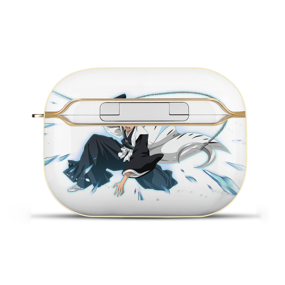 （画像用） ブリーチ 日番谷冬獅郎（ひつがや とうしろう） BLEACH Hitsugaya Toushirou 【AirPods Pro用】ハードシェル保護ケース｜耐衝撃・防指紋・カラビナ付き商品仕様