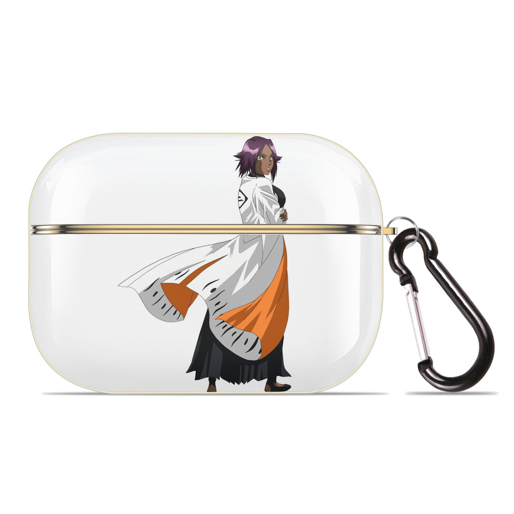 （画像用） ブリーチ 四楓院 夜一（しほういん よるいち） BLEACH Shihouin Yoruichi 【AirPods Pro用】ハードシェル保護ケース｜耐衝撃・防指紋・カラビナ付き商品仕様