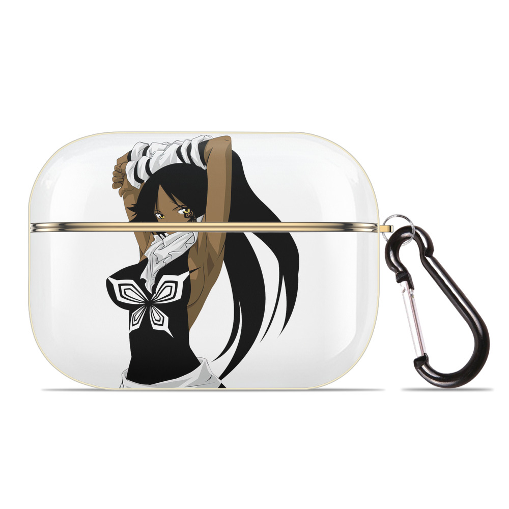 （画像用） ブリーチ 四楓院 夜一（しほういん よるいち） BLEACH Shihouin Yoruichi 【AirPods Pro用】ハードシェル保護ケース｜耐衝撃・防指紋・カラビナ付き商品仕様