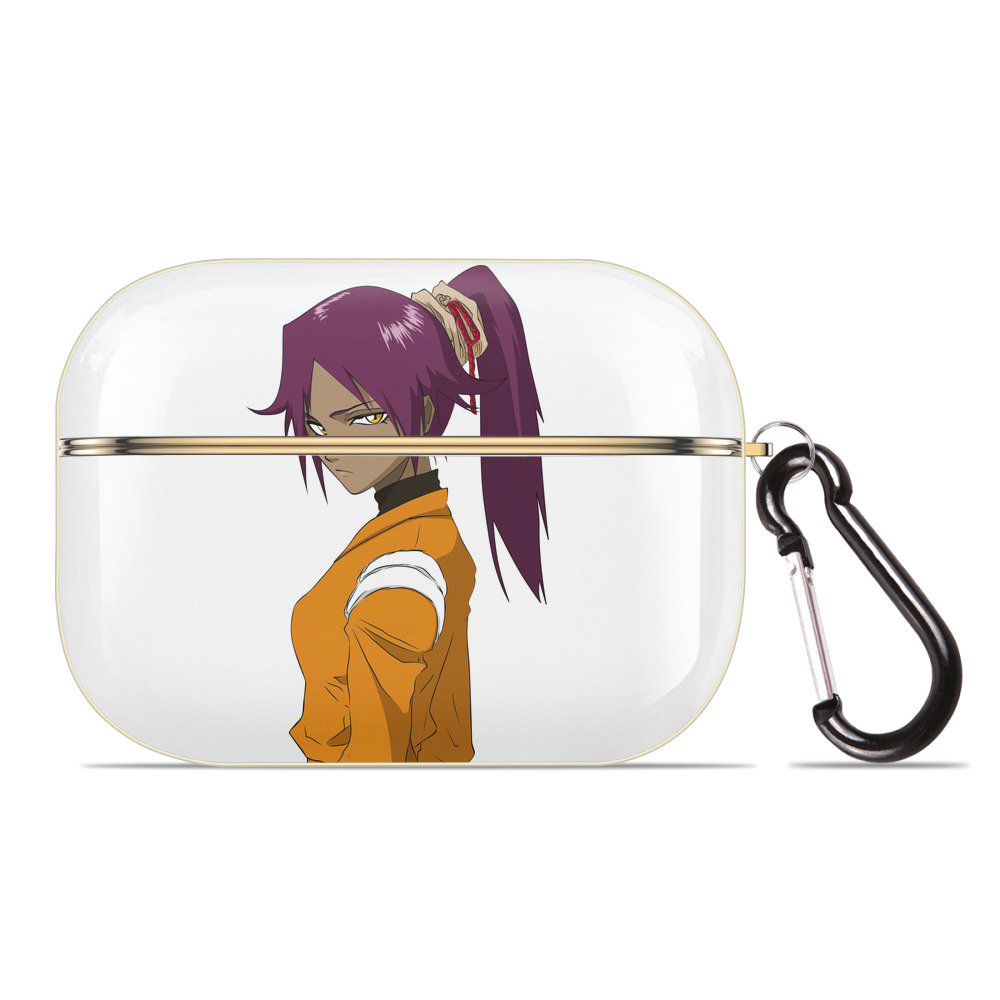 （画像用） ブリーチ 四楓院 夜一（しほういん よるいち） BLEACH Shihouin Yoruichi 【AirPods Pro用】ハードシェル保護ケース｜耐衝撃・防指紋・カラビナ付き商品仕様
