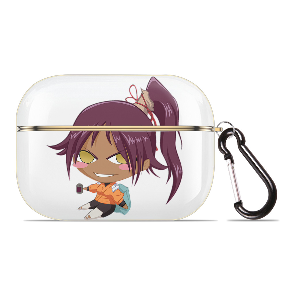 （画像用） ブリーチ 四楓院 夜一（しほういん よるいち） BLEACH Shihouin Yoruichi 【AirPods Pro用】ハードシェル保護ケース｜耐衝撃・防指紋・カラビナ付き商品仕様