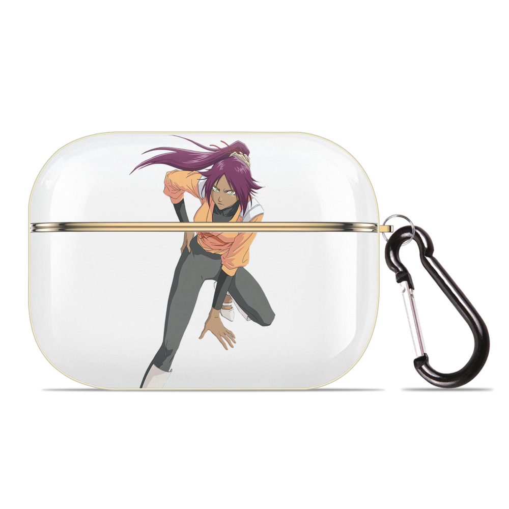 （画像用） ブリーチ 四楓院 夜一（しほういん よるいち） BLEACH Shihouin Yoruichi 【AirPods Pro用】ハードシェル保護ケース｜耐衝撃・防指紋・カラビナ付き商品仕様