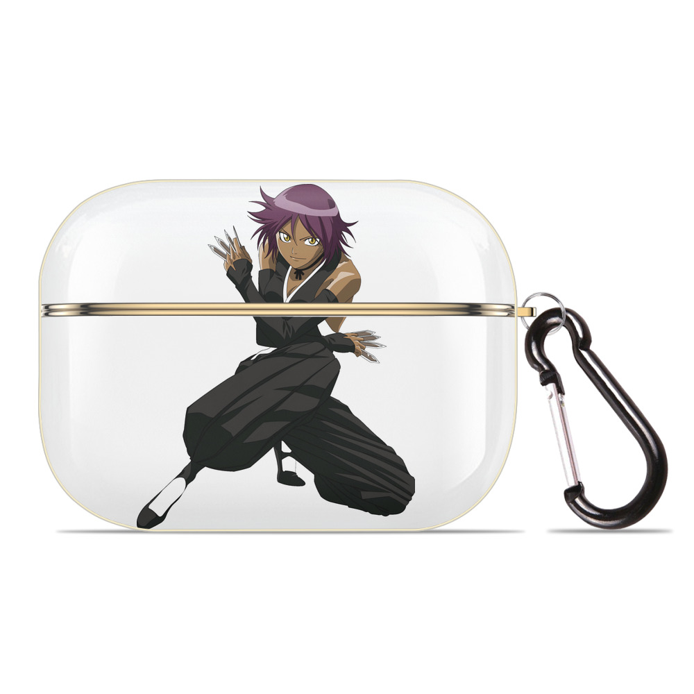 （画像用） ブリーチ 四楓院 夜一（しほういん よるいち） BLEACH Shihouin Yoruichi 【AirPods Pro用】ハードシェル保護ケース｜耐衝撃・防指紋・カラビナ付き商品仕様