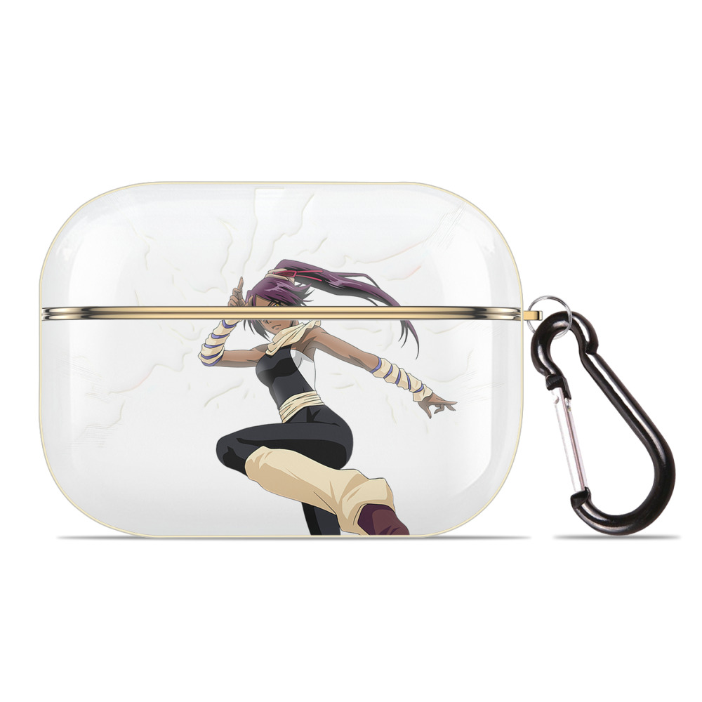（画像用） ブリーチ 四楓院 夜一（しほういん よるいち） BLEACH Shihouin Yoruichi 【AirPods Pro用】ハードシェル保護ケース｜耐衝撃・防指紋・カラビナ付き商品仕様